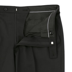 ビジネスから就活まで】黒無地 洗えるストレッチスーツ LES MUES