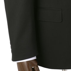 ビジネスから就活まで】黒無地 洗えるストレッチスーツ LES MUES