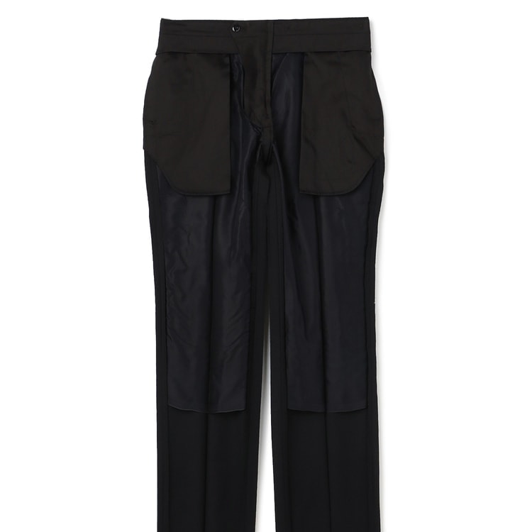 ビジネスから就活まで】はっ水 黒無地 ストレッチ 2パンツスーツ MAJI  