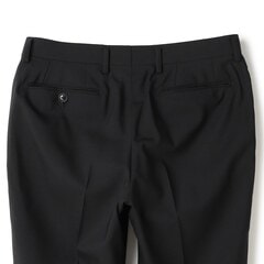 ビジネスから就活まで】はっ水 黒無地 ストレッチスーツ MAJI スリム