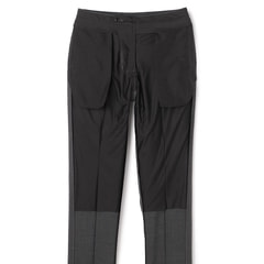 リサイクル素材使用 洗える ストレッチ スリーピーススーツ グレー LES MUES ブリティッシュスリム