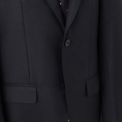 WEB限定商品】日本製 REDA 上質ウールスーツ 段返り3つボタン 紺シャド