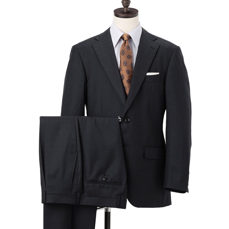 特価】【WEB限定商品】日本製 REDA 上質ウールスーツ 紺ピンヘッド