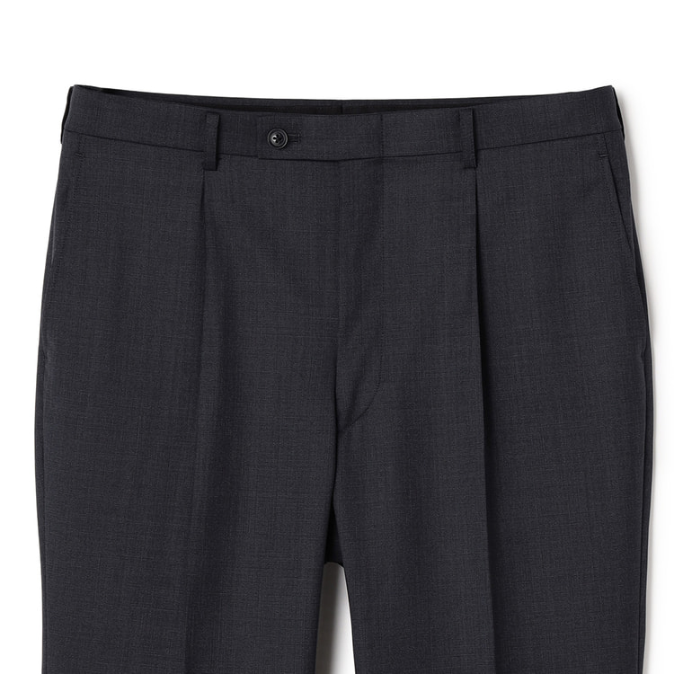 特価】【WEB限定商品】日本製 REDA 上質ウールスーツ 紺ピンヘッド