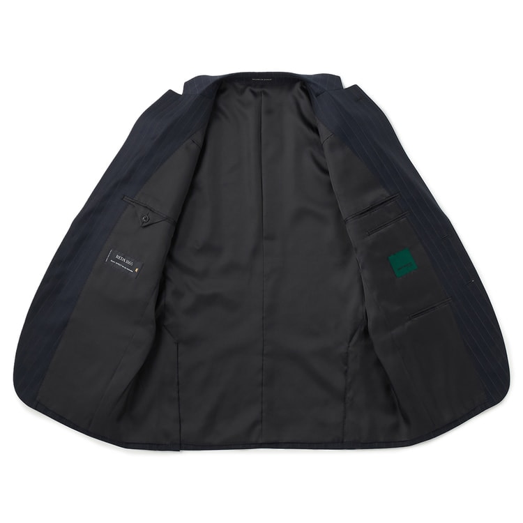 アウトレット】【WEB限定商品】日本製 REDA 上質ウールスーツ 紺