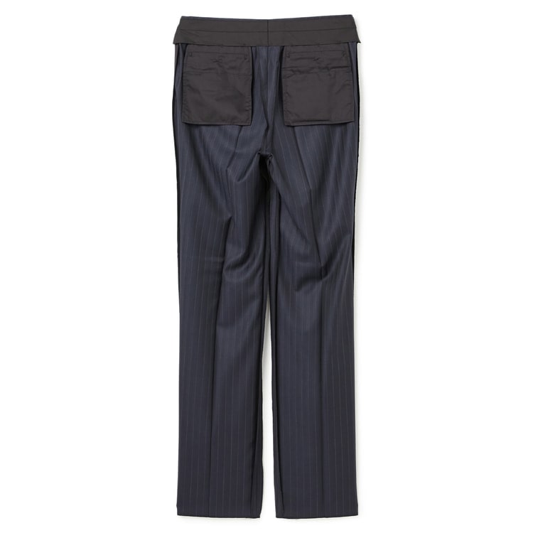 特価】【WEB限定商品】日本製 REDA 上質ウールスーツ 紺ストライプ