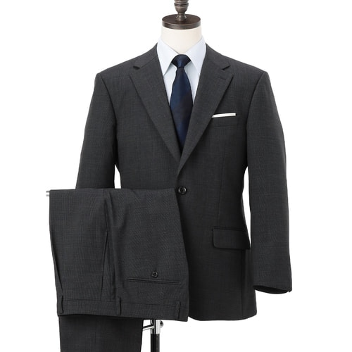 【美品】les mues ツーパンツ セットアップスーツ ダークグレー Y5 A01_8231425_c22_a020.jpg