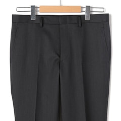 【ビジネスから就活まで】チャコールグレー無地スーツ JOURNAL WORKS スリム