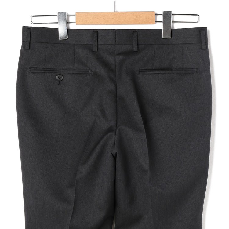 【ビジネスから就活まで】チャコールグレー無地スーツ JOURNAL WORKS スリム