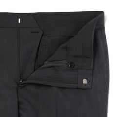 【ビジネスから就活まで】チャコールグレー無地スーツ JOURNAL WORKS スリム