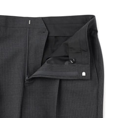ジャーナルワークス スーツ セットアップ グレー 無地 2パンツ 100AB7 アウトレット】防しわ 2パンツスーツ JOURNAL WORKS ベーシック