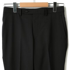 ビジネスから就活まで】黒無地 洗える ストレッチスーツ LES MUES スリ