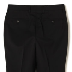 美品 LES MUES メンズ ネイビー スーツ ビジネスE6 折り目が消えない 極美品】LES MUSE レミュー メンズ スリーピーススーツ ネイビー