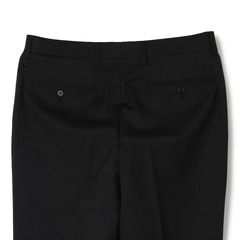 ビジネスから就活まで】黒無地 洗える ストレッチ 2パンツスーツ LES