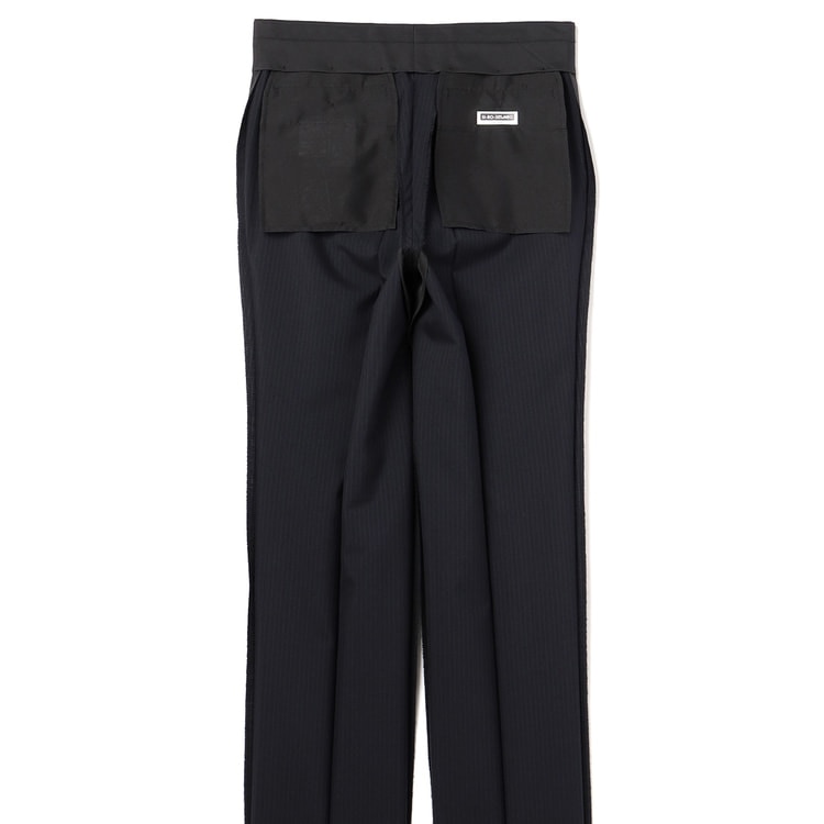 洗える ストレッチ スーツ 紺ストライプ JOURNAL WORKS ベーシック