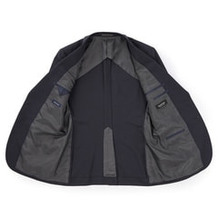 【新品タグ付】アオキ　ジャーナルワークス　メンズ ウォッシャブル 夏用　ブラック リサイクル素材使用 リバーシブルベスト 黒×紺 JOURNAL WORKS
