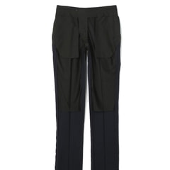 洗える ストレッチ スリーピーススーツ 紺シャドーストライプ LES MUES