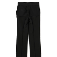 洗える ストレッチ 2パンツスーツ 黒マイクロチェック JOURNAL WORK