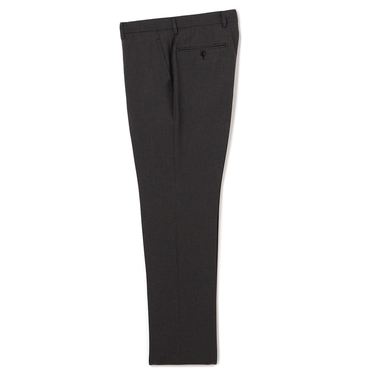 新品タグ付き AOKI パンツスーツ 5号 ウォッシャブル チャコールグレー アウトレット】洗える ストレッチ 2パンツスーツ チャコールグレー千鳥