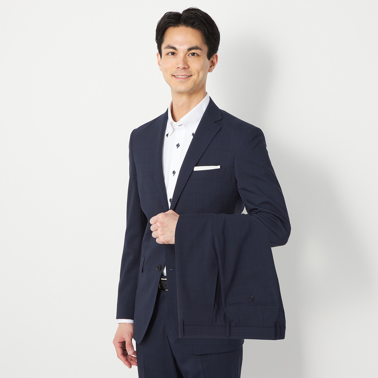 �􂦂� �X�g���b�` 2�p���c�X�[�c ���`�F�b�N LES MUES �u���e�B�b�V���X����