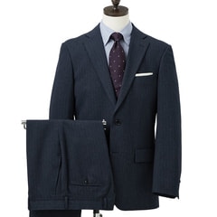 特別セール商品】【WEB限定商品】洗えるスーツ｜ストレッチ｜紺