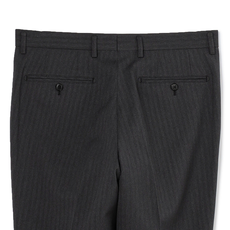 リサイクル素材使用 洗える ストレッチスーツ ミディアムグレー