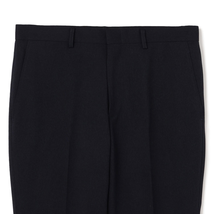 アウトレット】洗える ストレッチ スリーピーススーツ 紺織柄無地