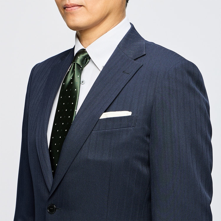 Journal Works ウォッシャブル スーツ BB5 ネイビー　ストレッチ 洗える ストレッチ サステナブルスーツ 紺 シャドー JOURNAL WORKS