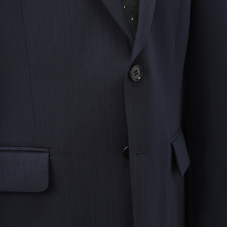 Journal Works ウォッシャブル スーツ BB5 ネイビー　ストレッチ 洗える ストレッチ サステナブルスーツ 紺 シャドー JOURNAL WORKS
