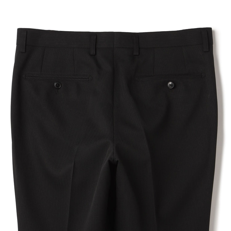 洗える ストレッチ サステナブル 2パンツスーツ 黒 シャドー JOURNAL