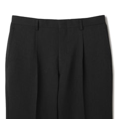 リサイクル素材使用 洗える 2パンツスーツ チャコールグレー無地調 JOURNAL WORKS ベーシック