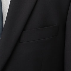 【ビジネスから就活まで】リサイクル素材使用 黒無地スーツ JOURNAL WORKS スリム 別売ベストあり