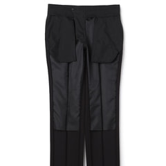 【ビジネスから就活まで】リサイクル素材使用 黒無地スーツ JOURNAL WORKS スリム 別売ベストあり
