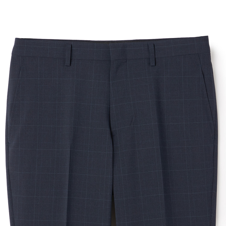 紺グレンチェックスーツ JOURNAL WORKS スリム【AOKI公式通販】