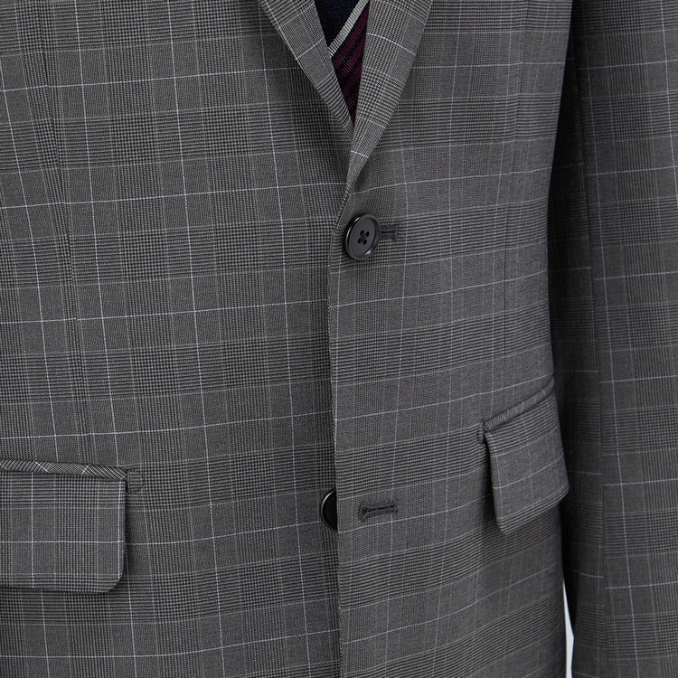 グレーグレンチェックスーツ JOURNAL WORKS スリム【AOKI公式通販】