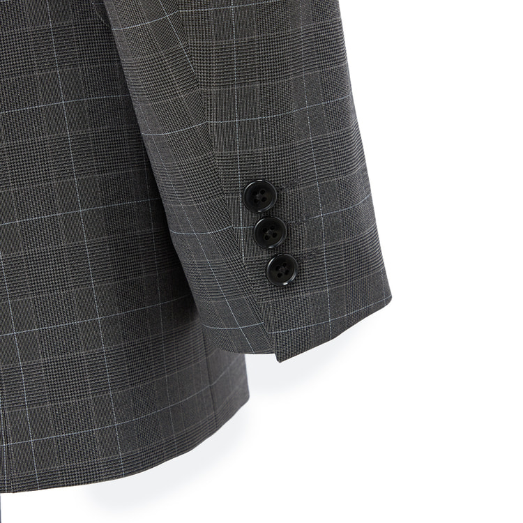 グレーグレンチェックスーツ JOURNAL WORKS スリム【AOKI公式通販】