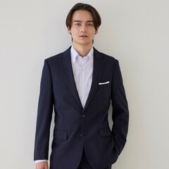 洗えるエアクールスーツ 2パンツ JOURNAL WORKS スリム 紺