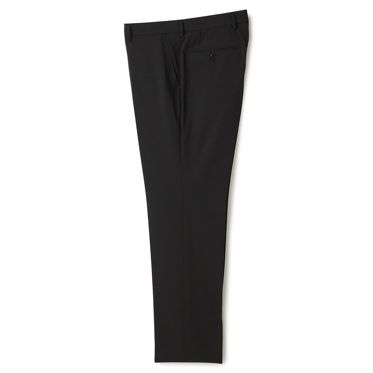 洗えるエアクールスーツ 2パンツ JOURNAL WORKS スリム 黒ストライ