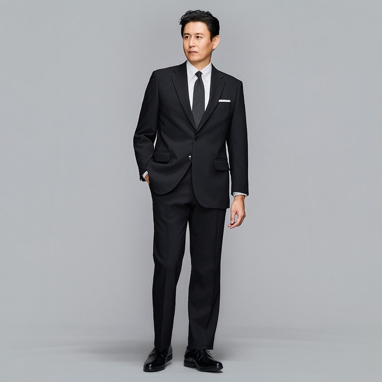 紺シャドーストライプスーツ JOURNAL WORKS ベーシック【AOKI公式通販】