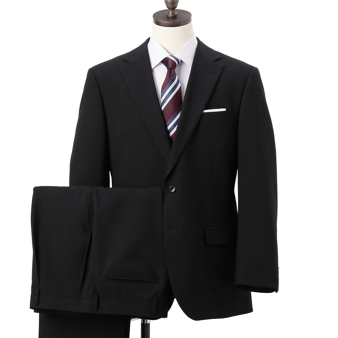 紺シャドーストライプスーツ JOURNAL WORKS ベーシック 紺シャドーストライプスーツ JOURNAL WORKS ベーシック