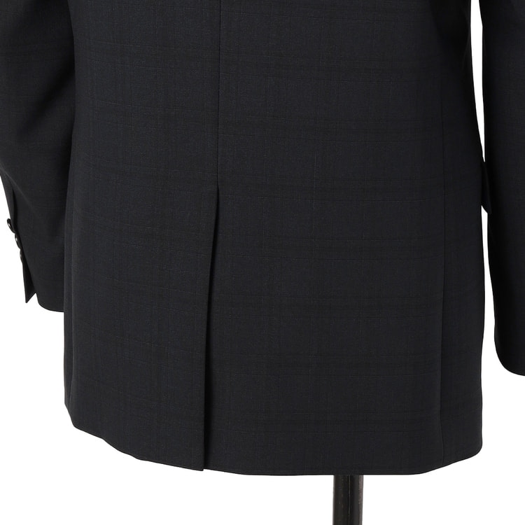 洗えるスーツ 紺シャドー格子柄 JOURNAL WORKS スリム【AOKI公式通販】