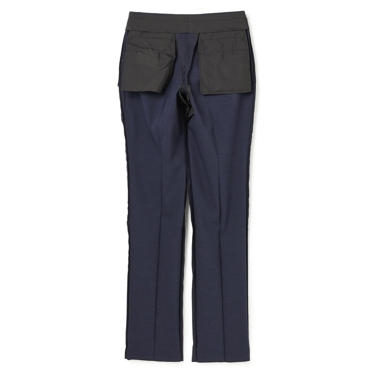 洗える リバーシブルベスト スリーピーススーツ 紺ピンヘッド LES MUES