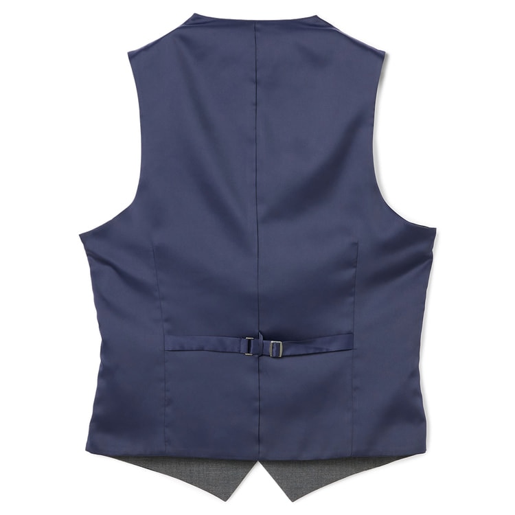 うりえ様ご予約LES MUES スリーピーススーツ リバーシブルべスト S 洗える リバーシブルベスト スリーピーススーツ 紺ピンヘッド