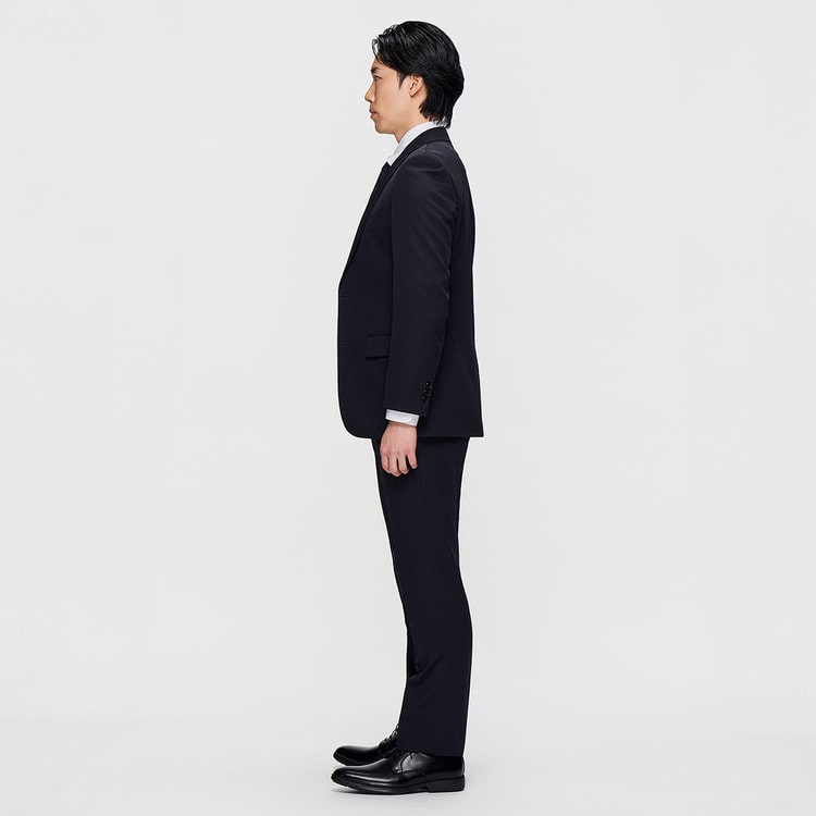 洗える 2パンツスーツ 紺ストライプ JOURNAL WORKS スリム【AOKI公式通販】