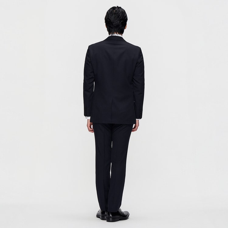 【新品未使用】Journal Works 紺スーツセットアップ サイズ170cm ビジネスから就活まで】紺無地スーツ JOURNAL WORKS スリム 別売ベ
