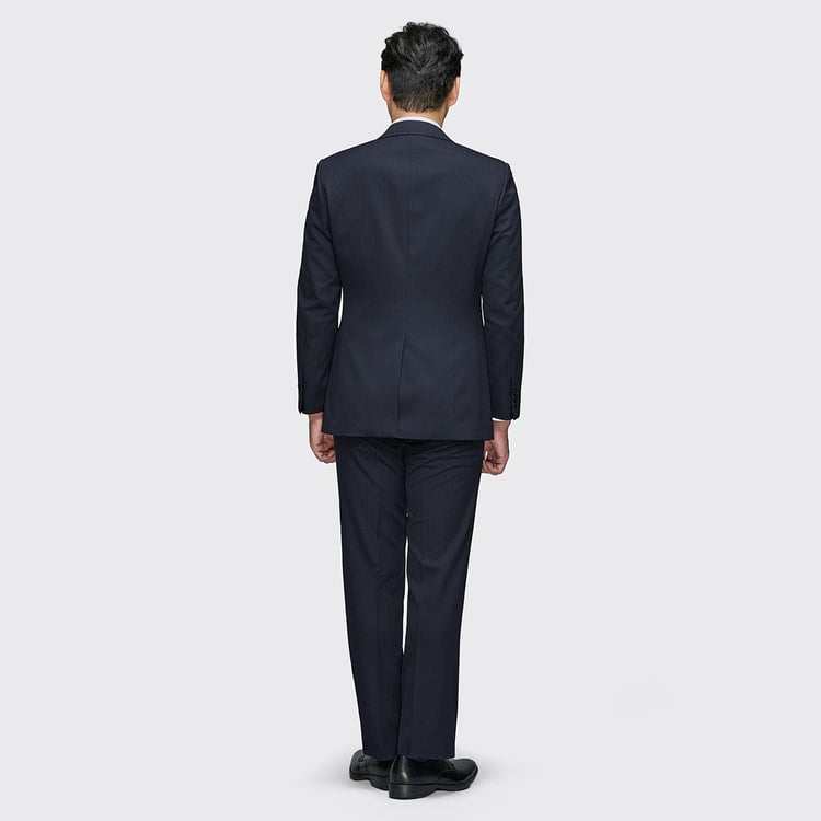 洗える 2パンツスーツ 紺シャドー JOURNAL WORKS ベーシック【AOKI公式