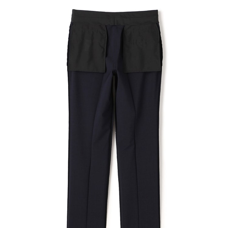 リサイクル素材使用 紺グレンチェックスーツ JOURNAL WORKS