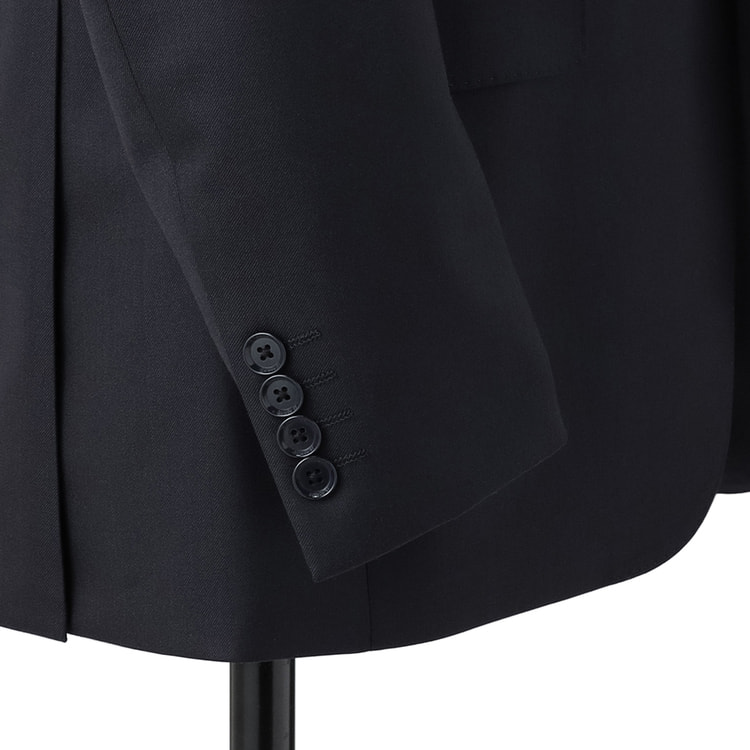 ロイヤルウール 紺無地スーツ スリム JUNKO SHIMADA JS homme ブルーレーベル