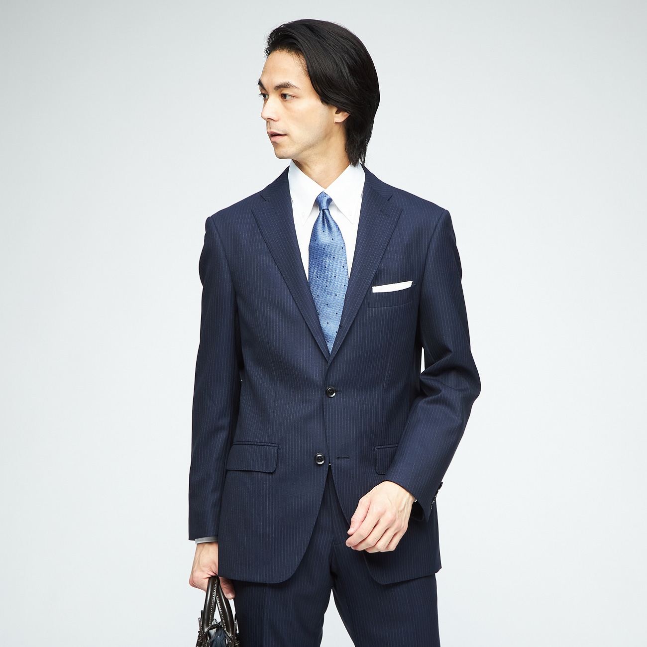 �A�X���`�b�N�E�[�� 3�{�^���X�[�c ���X�g���C�v �X���� JUNKO SHIMADA JS homme �u���[���[�x��