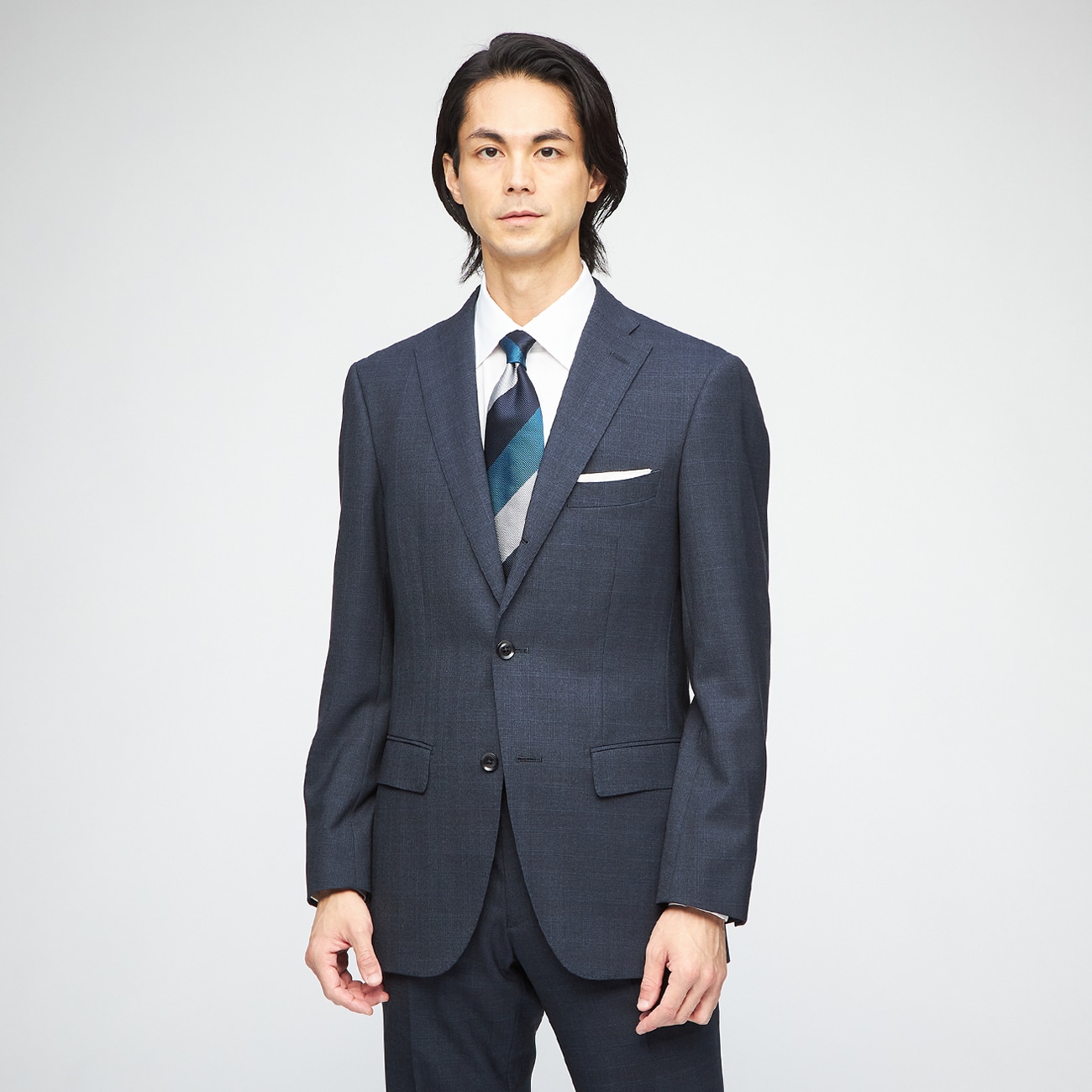 �A�X���`�b�N�E�[�� 3�{�^���X�[�c �� �X���� JUNKO SHIMADA JS homme �u���[���[�x��